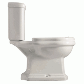 Lavabo Retro Monoblocco toalett, vit