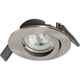 Ledvance Recess indbygningsspot, 2700K, 4,3W, børstet stål