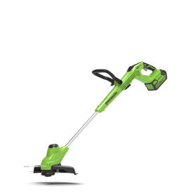 Greenworks grästrimmer 40V, frontmonterad, 30 cm, utan batteri