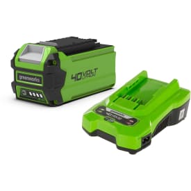 Greenworks batterisats med laddare och 40V-batteri