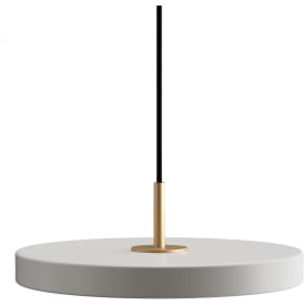 Umage Asteria pendellampe, gråhvit, Ø31 cm
