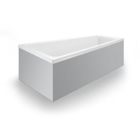 Duravit No.1 badekar, 170x100 cm, venstre, hvid