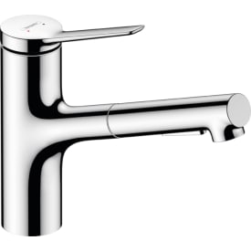 Hansgrohe Zesis M33 kjøkkenarmatur, uttrekkbar tut, krom