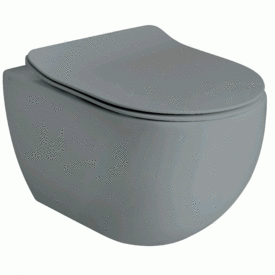 Lavabo Glomp vägghängd toalett, utan spolkant, matt grå