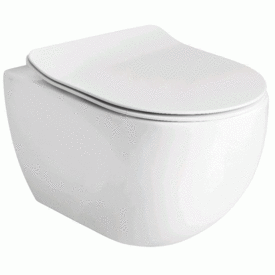 Lavabo Glomp vägghängd toalett, utan spolkant, matt vit