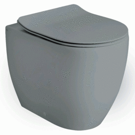 Lavabo Glomp toalett, back-to-wall, utan spolkant, matt grå