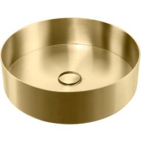 Lavabo Round håndvask, Ø40 cm, messing