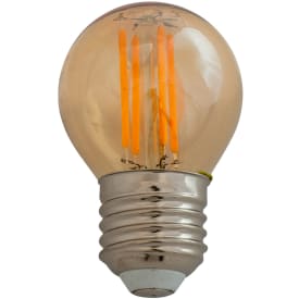 Dyberg Larsen E27 mignonpære, 3-trinns demping, 4W, ravfarget