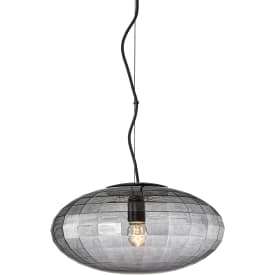 Halo Design Mesh pendellampe, røykfarget, Ø36 cm