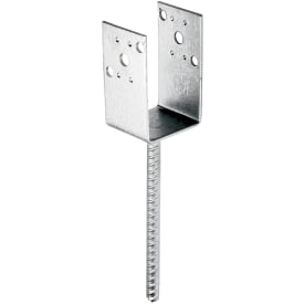 10 stk Stolpeholder type U 96 x 70 x 114 + 200 mm, boltdiameter Ø13,5 mm, FZV