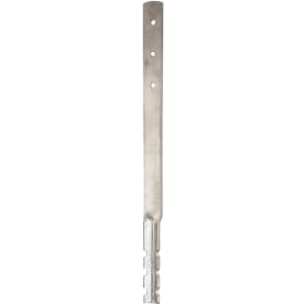 10 stk Stolpeholder type S 450 x 30 x 5,0 mm, boltehull Ø11 mm, FZV