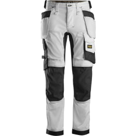 Arbeidsbukse hvit/svart 6241-48