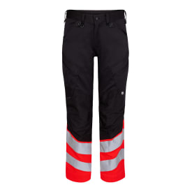 Engel bukser 2546-314, High-Vis kl.1 sort/rød, str. 104