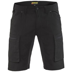 Blåkläder serviceshorts 14491845, stretch, svart, størrelse 54
