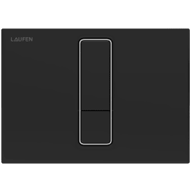 Laufen Lis AW101 spolplatta, matt svart