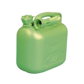 Bensinkanne i plast, grønn, 10 liter