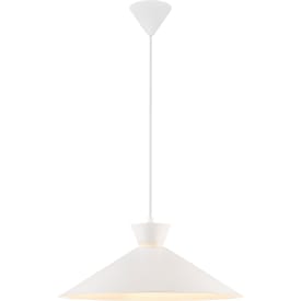 Nordlux Dial pendellampa, vit, Ø45 cm