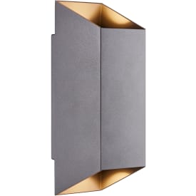 Nordlux Nico Square vägglampa utomhus, antracit