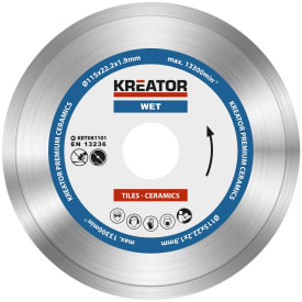 Kreator Premium 5 diamantklinge til vådskæring - Ø115mm