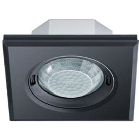 Tilstedeværelsessensor PD-FLAT 360i/8 kvadratisk sort KNX