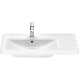 Duravit D-Neo tvättställ, 80x48 cm, vänster, vit