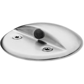 Randi 7606 Line18 Turtle dørstopper, ø80 x 16 mm, børstet rustfritt stål