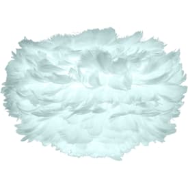 Umage Eos lampeskjerm med fjær, lyseblå, Ø35 cm