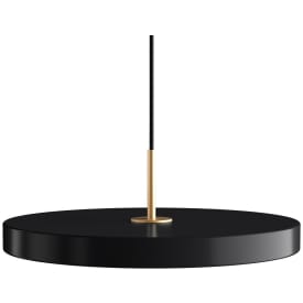 Umage Asteria pendellampe, svart, Ø43 cm