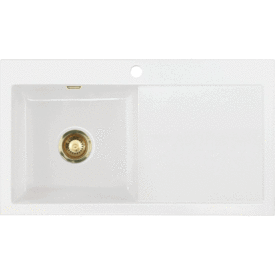 Lavabo Mera 90 kjøkkenvask, 110x64 cm, hvit