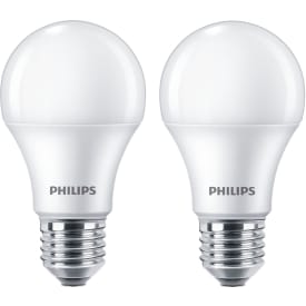 Philips CorePro LED E27 standardpære, 10W, 2-pak