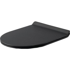 Lavabo Studio Slim toalettsete, soft close, avtagbar, matt sort