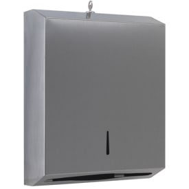 Hefe papirdispenser, rustfrit stål