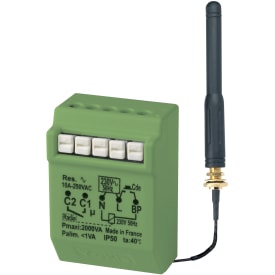 Trådløs tidsrelé/trappebryter med innebygget antenne. MTR2000ERPX
