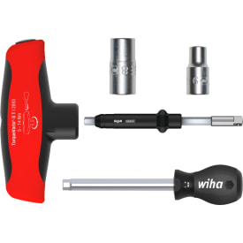 Wiha VA moment sett for gummikoblinger 5-14 Nm 1/4"