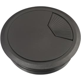 Schneider Unica+ kabelgenomföring, Ø80 mm, svart