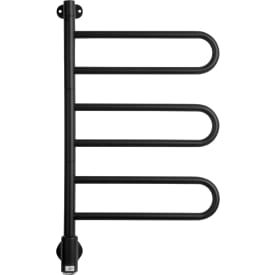 Kriss Flex U håndkletørker, el, 45x75,7 cm, sort