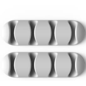 Bluelounge Cabledrop kabelholder i hvid - 2 stk