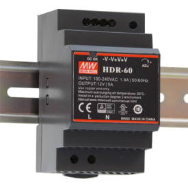 Strømforsyning HDR-60-24 AC/DC 60W 24V, 52,5mm