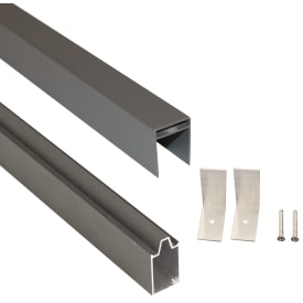 Hortus Premium top og bundskinnesæt, aluminium, antracit