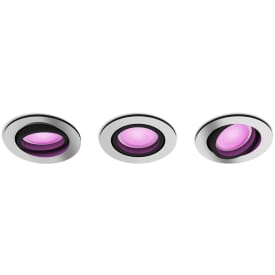 Philips Hue Centura downlight, aluminium, 3-pack