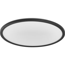 Ledvance Smart+ Wifi Ultra Slim Backlight plafond, färgförändring + vit, svart, Ø40 cm