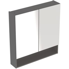 Ifö Spira Pro speilskap, 78,8x85 cm, grå