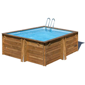 Gre Carra pool, 305x305 cm, trä