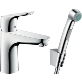 Hansgrohe Focus 100 tvättställsblandare, krom