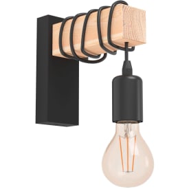 Eglo Townshend vägglampe, svart