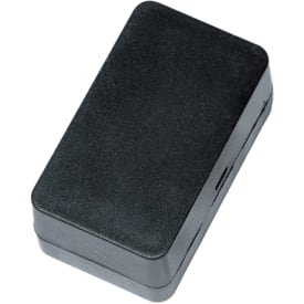 JA-US universaldåse mini på 66x39x29 mm i sort
