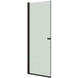 Dansani Match dusjdør, modell A, 87 cm, klart glass, svart profil