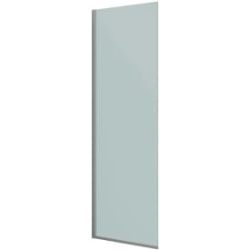Dansani Match dusjvegg, modell D, 77 cm, frostet glass, satin profil