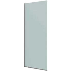 Dansani Match brusevæg, 97 cm, frostet glas, satin profil