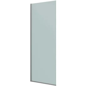 Dansani Match brusevæg, model D, 87 cm, frostet glas, satin profil